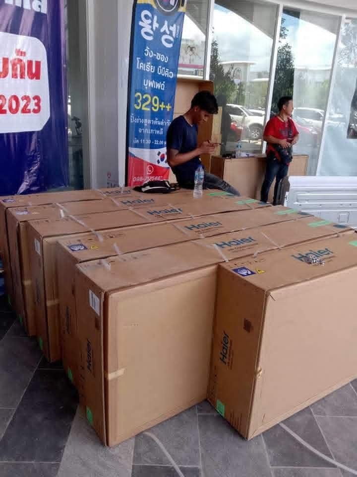 ฉีดล้างแผงคอยล์เย็นด้วยเครื่องฉีดน้ำแรงดัน
